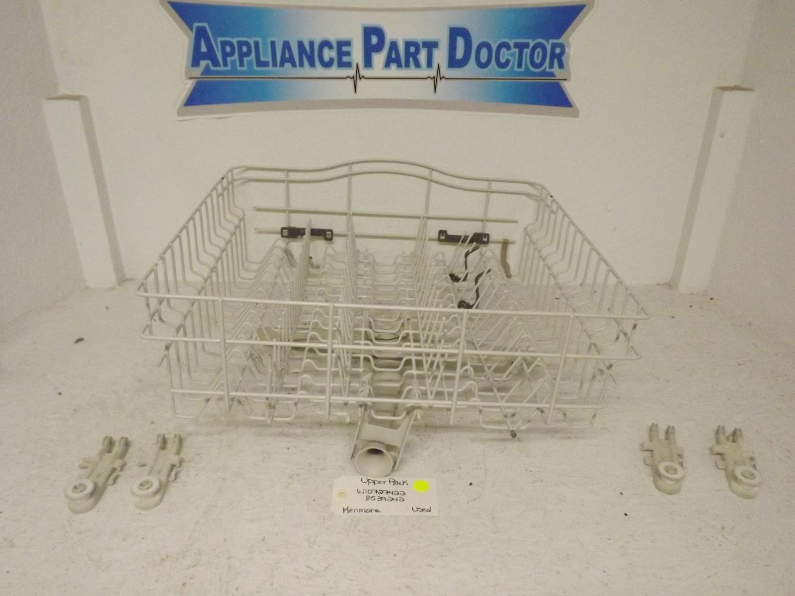 Kenmore Dishwasher W10727422 8539242 Upper Rack Used Kenmore Dishwasher W10727422 8539242 Upper Rack Used